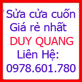 Sửa chữa cửa cuốn giá rẻ tại Hà Nội